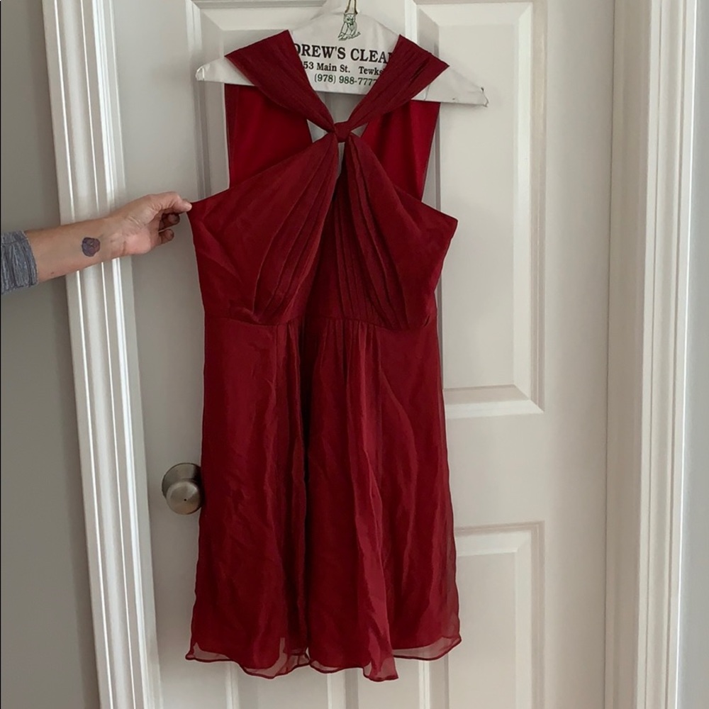Red dress